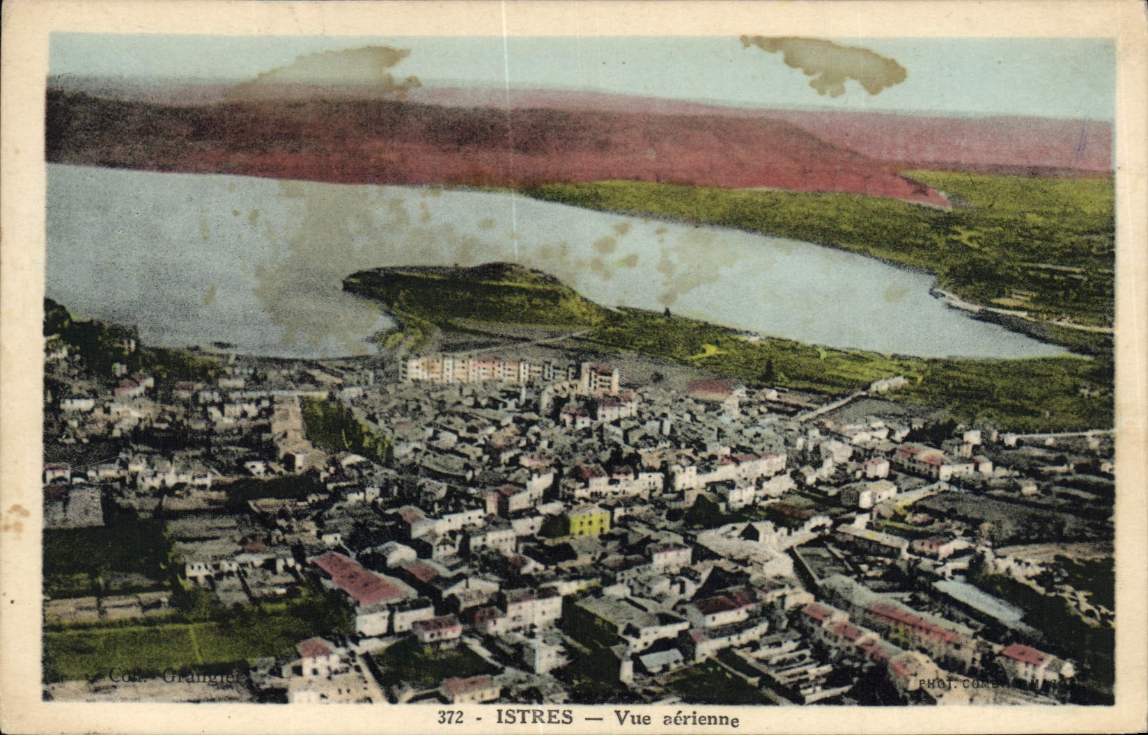 CPA Istres Vue aerienne