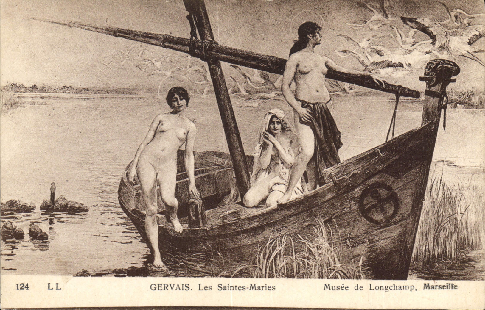 CPA Gervais Les Saintes Maries Musée de Longchamp Marseille