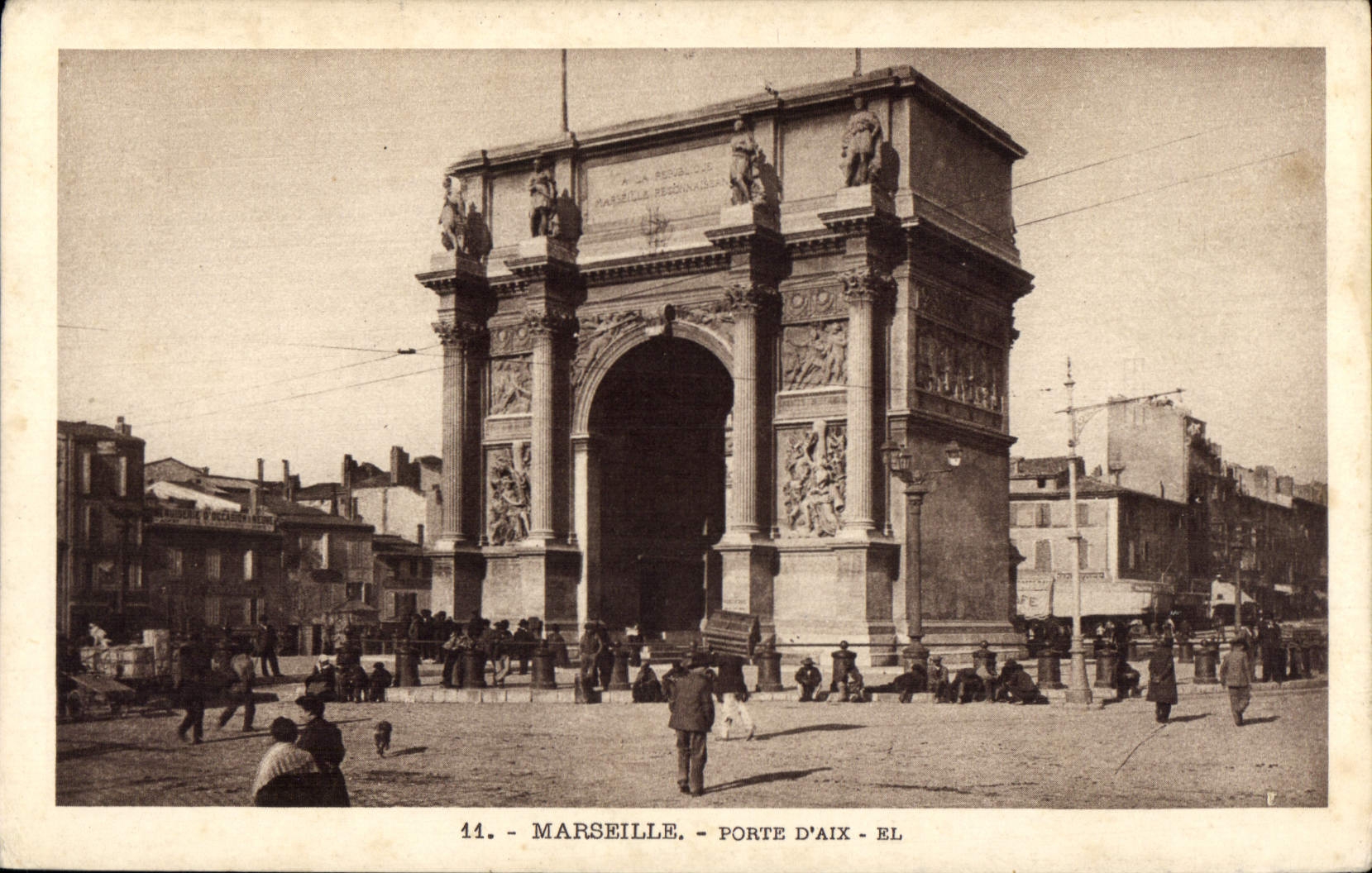 CPA Marseille la Porte d'Aix
