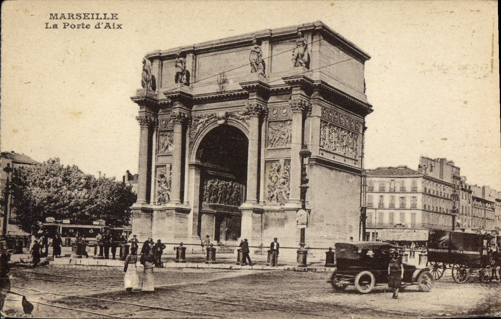 CPA Maresille La Porte d'Aix