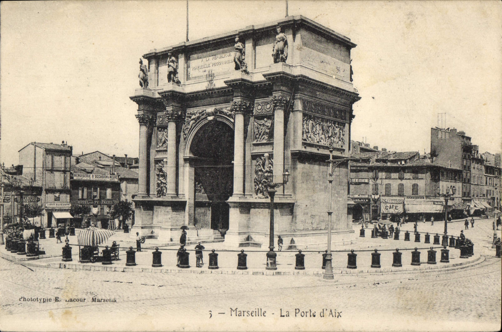 CPA Marseille La Porte d'Aix 