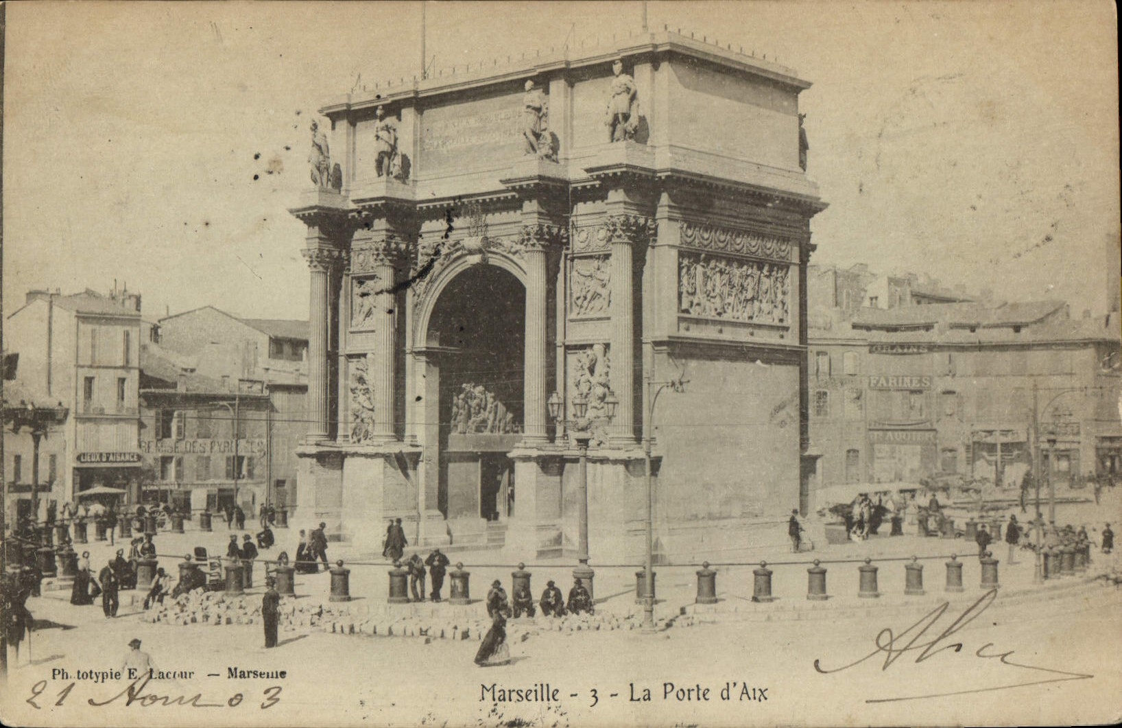 CPA Marseille La Porte d'Aix 