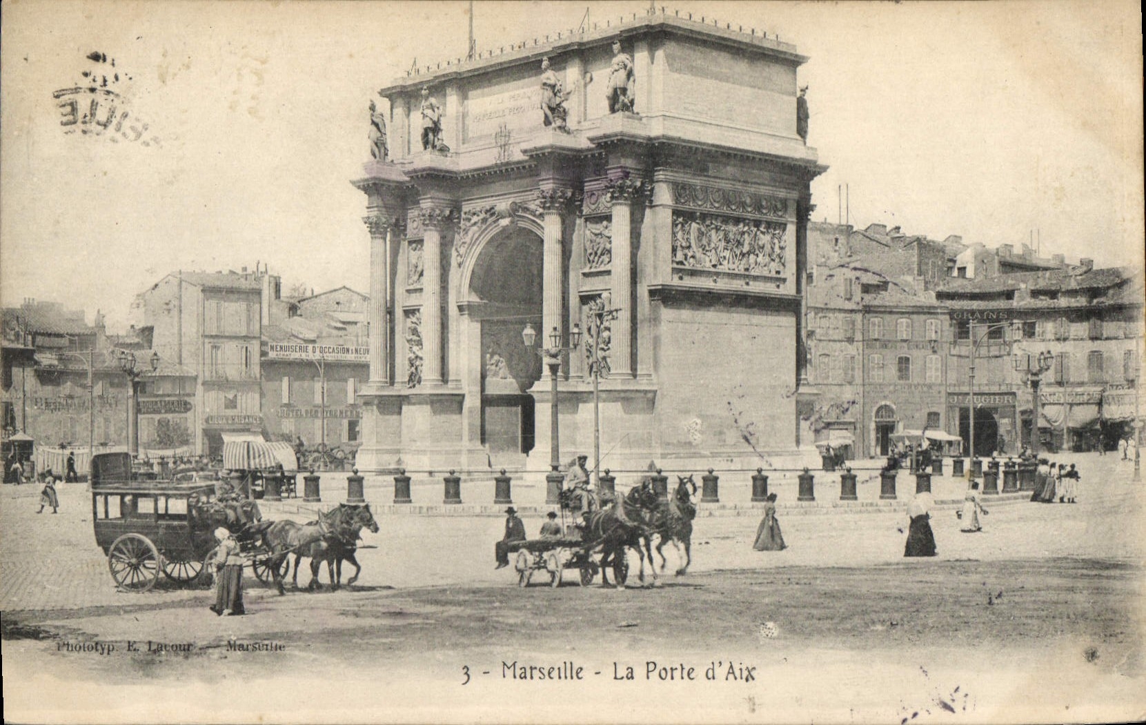 CPA Marseille La Porte d'Aix 
