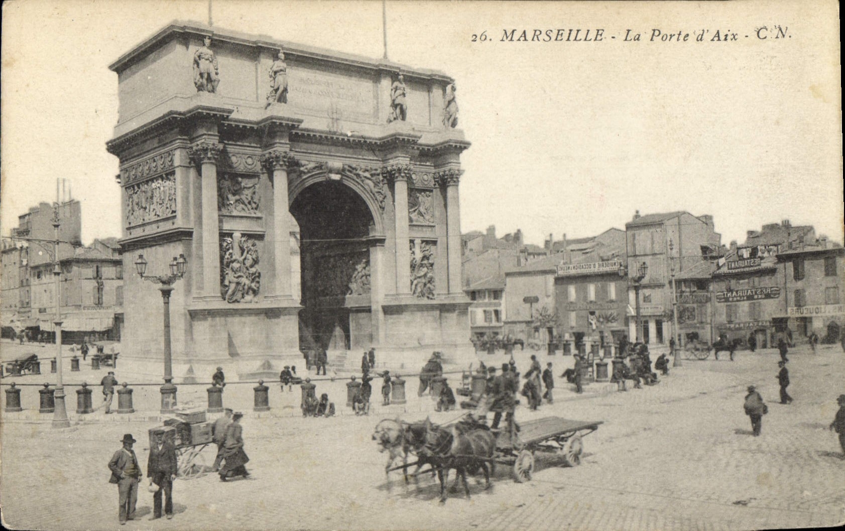 CPA Marseille La Porte d'Aix 