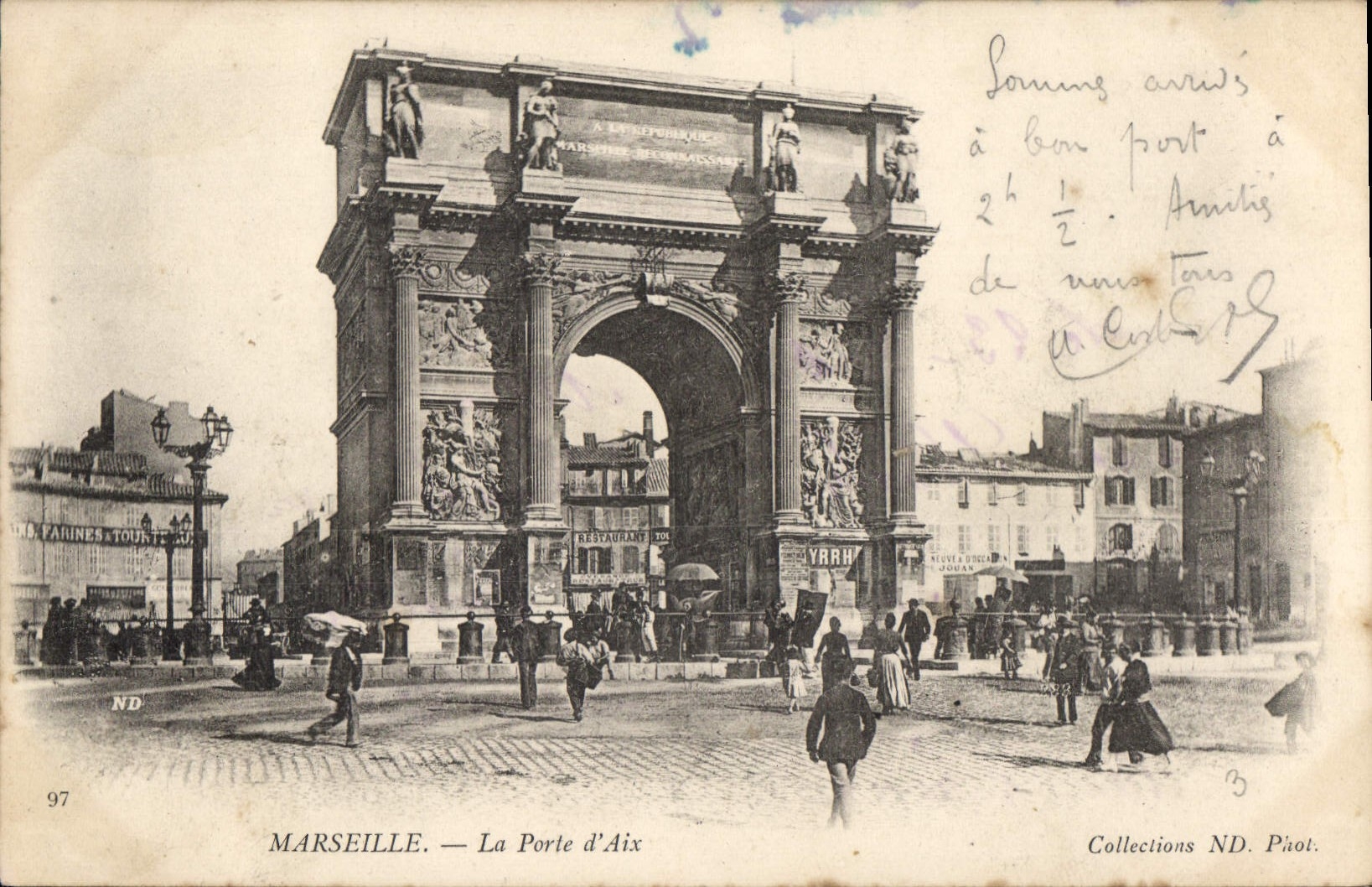 CPA Marseille La Porte d'Aix 
