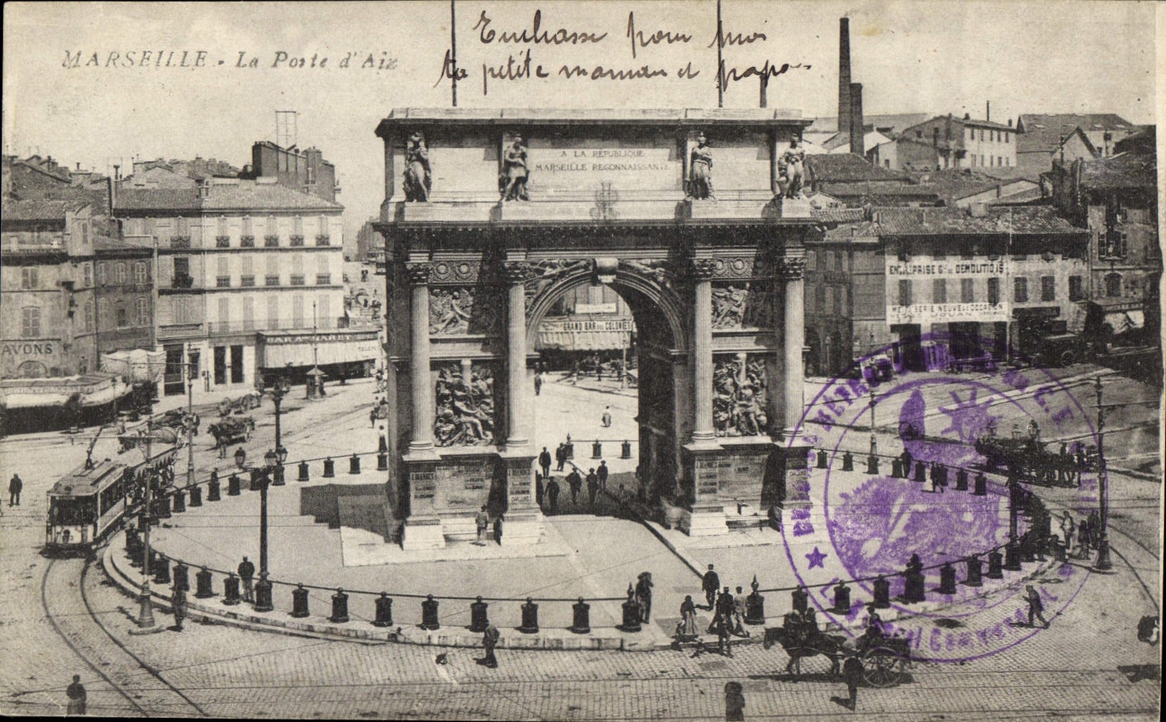CPA Marseille La Porte d'Aix 