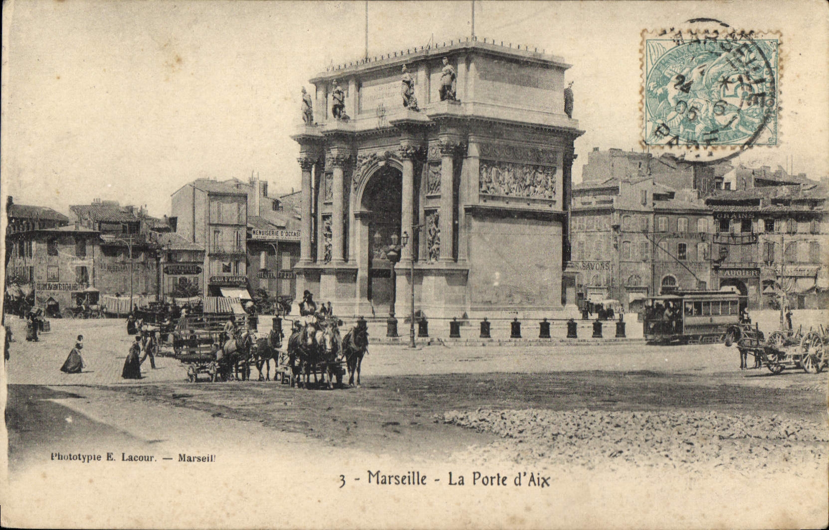 CPA Marseille La Porte d'Aix 