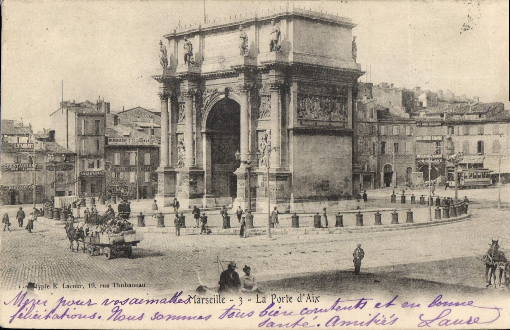 CPA Marseille La Porte d'Aix 