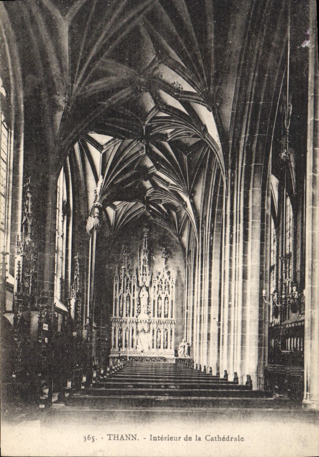 CPA Thann Interieur de la Cathedrale 