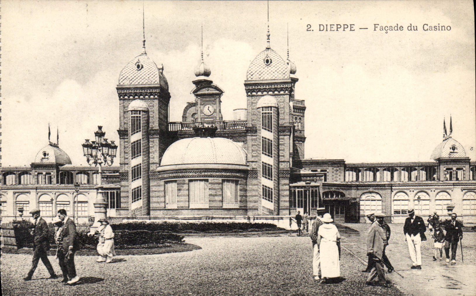 CPA Dieppe Facade du Casino 