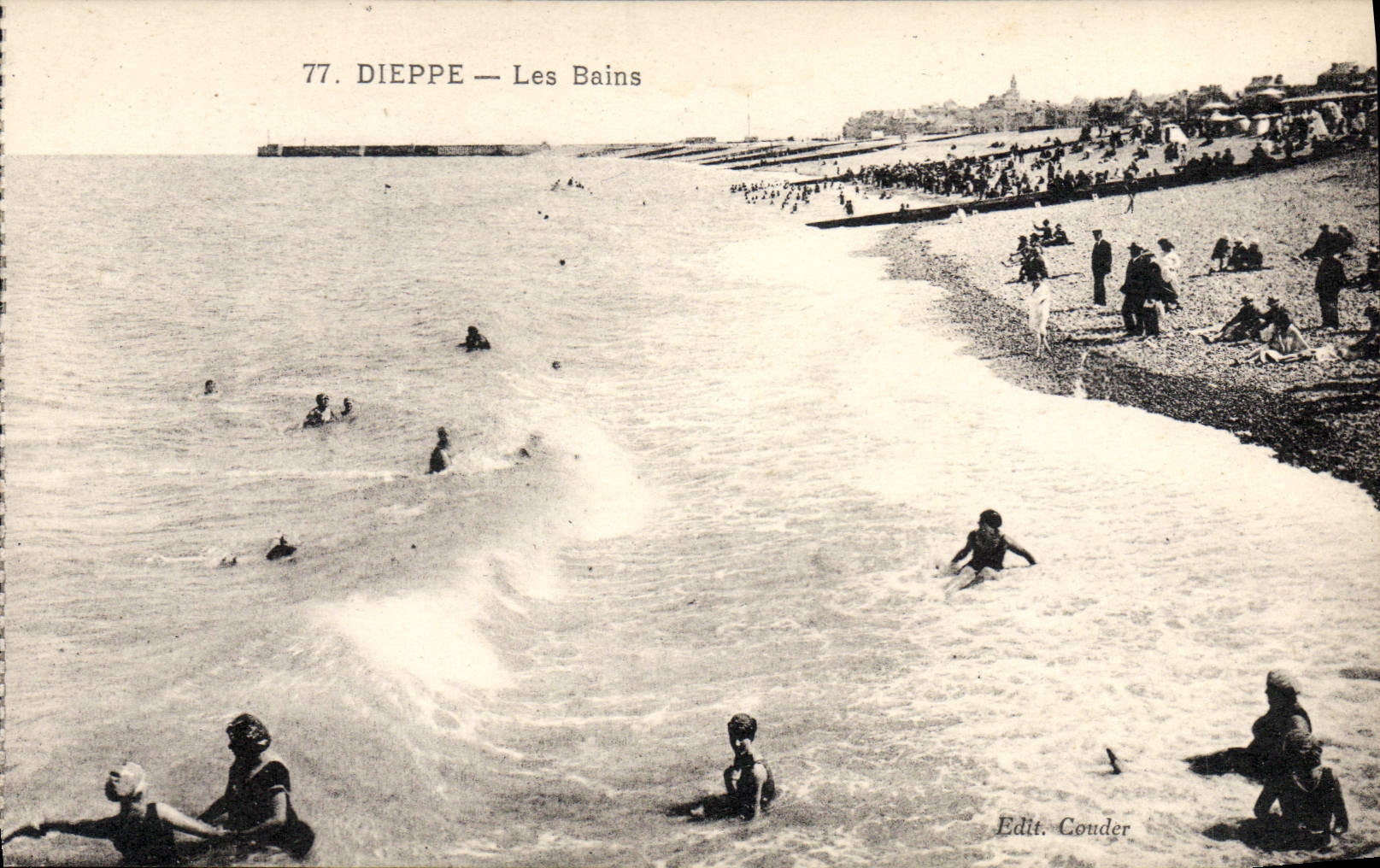 CPA Dieppe Les Bains 