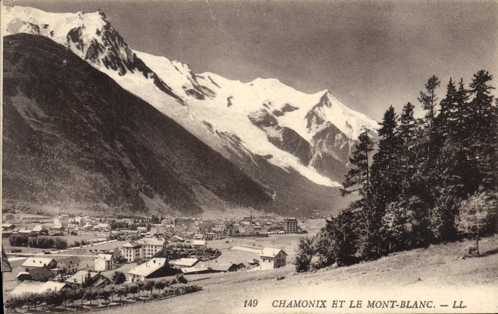 CPA Chamonix et le Mont Blanc 