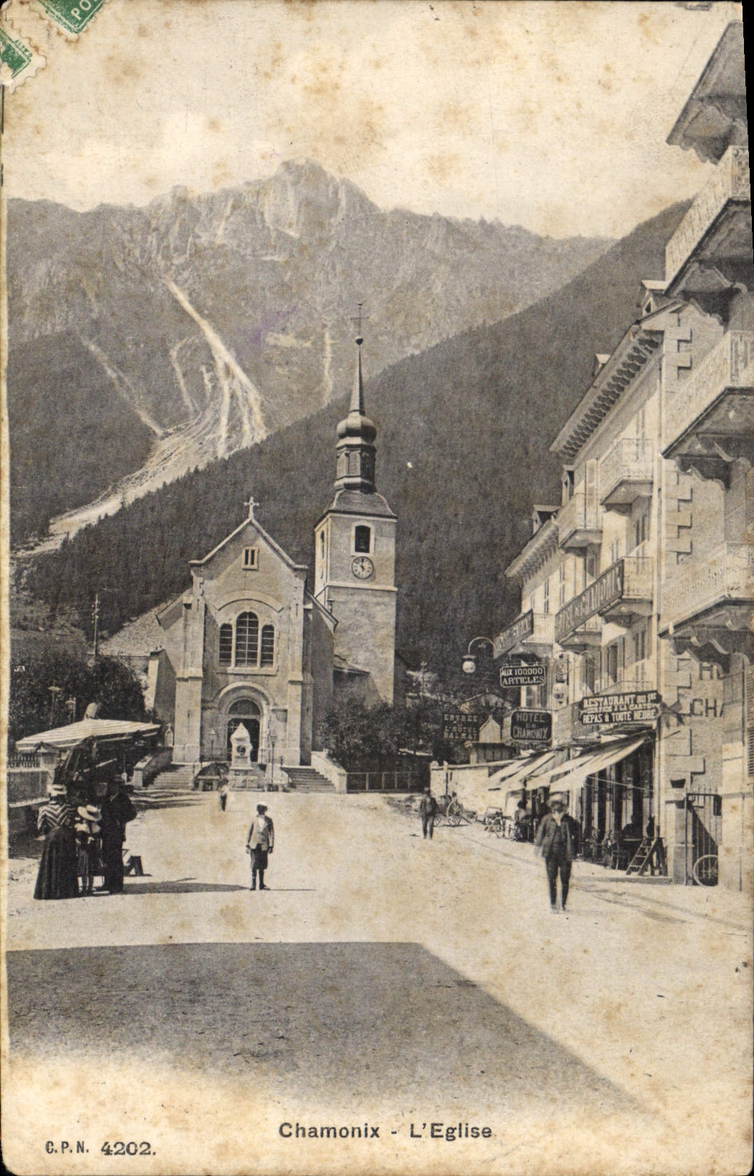 CPA Chamonix L'Eglise 