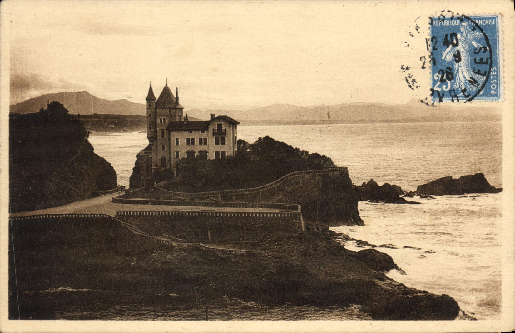 CPA Biarritz Le Chateau Basque 