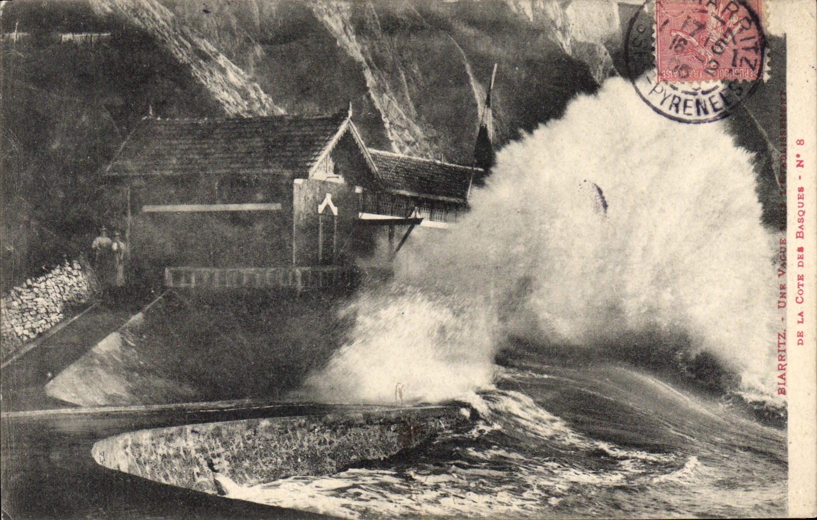 CPA Biarritz De la Cote des Basques 