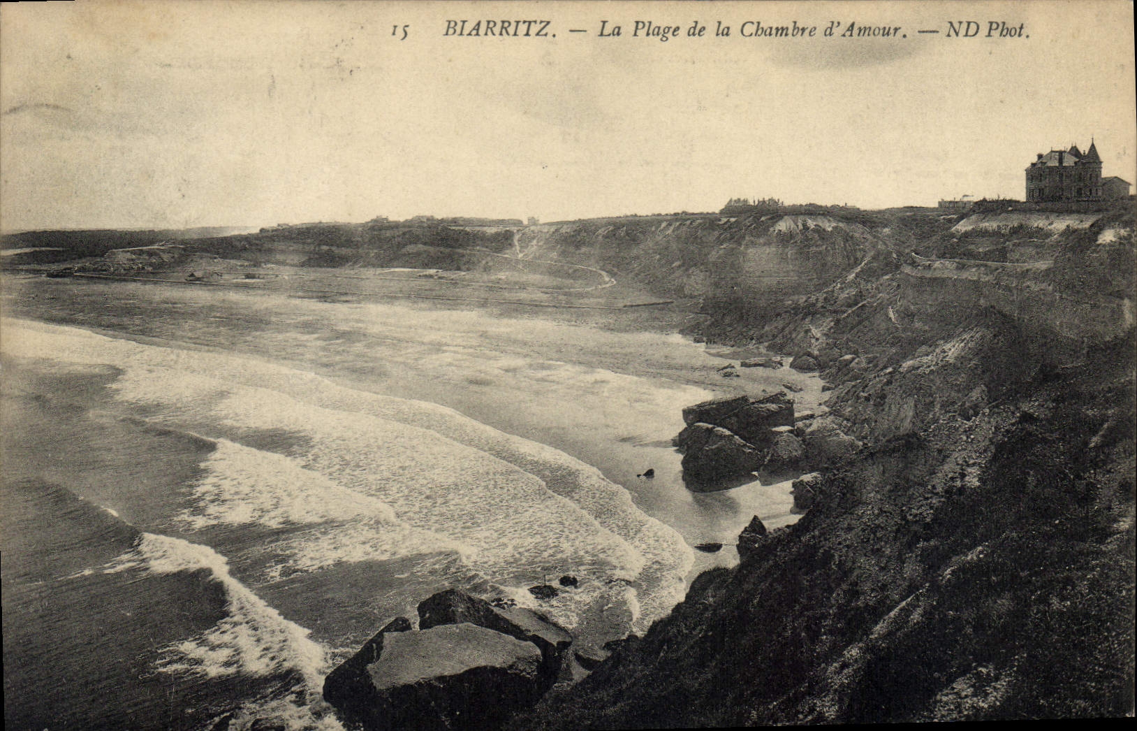 CPA Biarritz La Plage de la Chambre d'Amour 