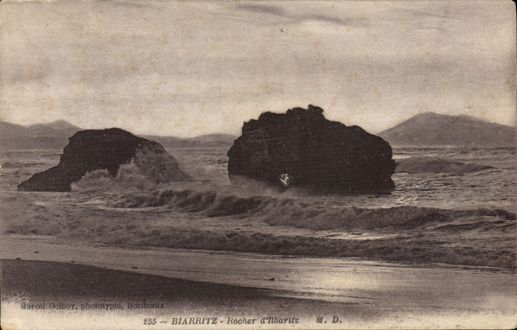 CPA Biarritz Rocher d'Ilbaritz 