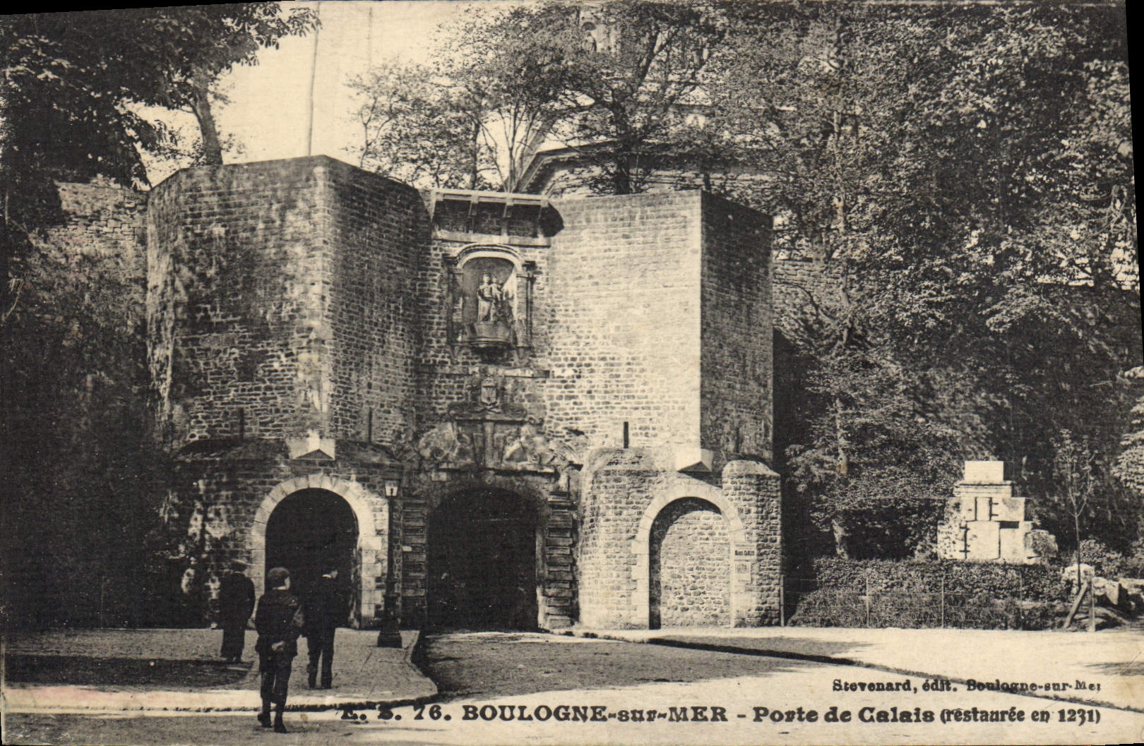 CPA Boulogne Sur Mer Poste de Calais