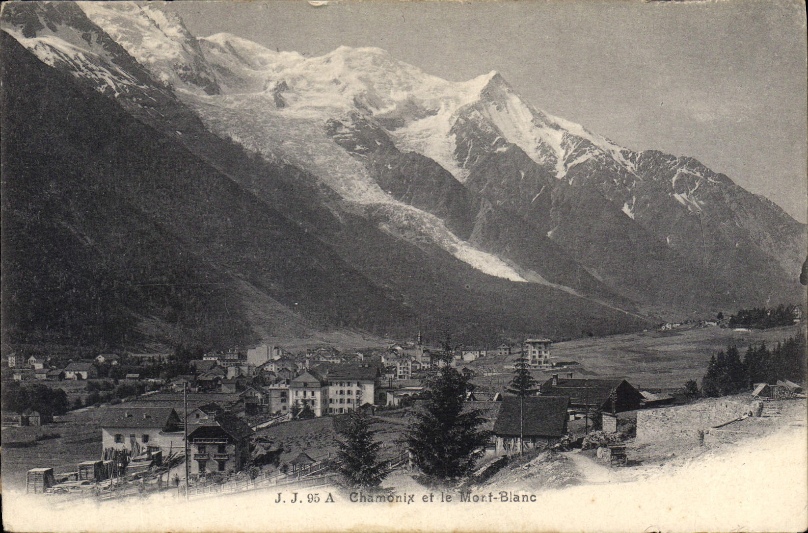 CPA Chamonix et le Mont Blanc 