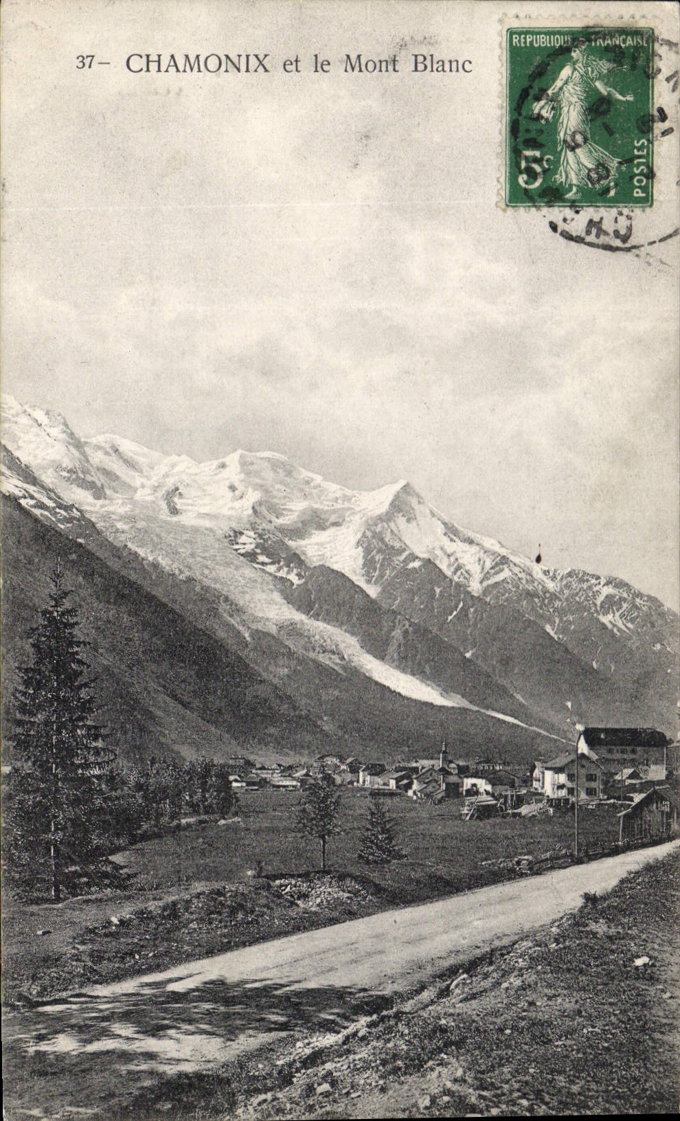 CPA Chamonix et le Mont Blanc 