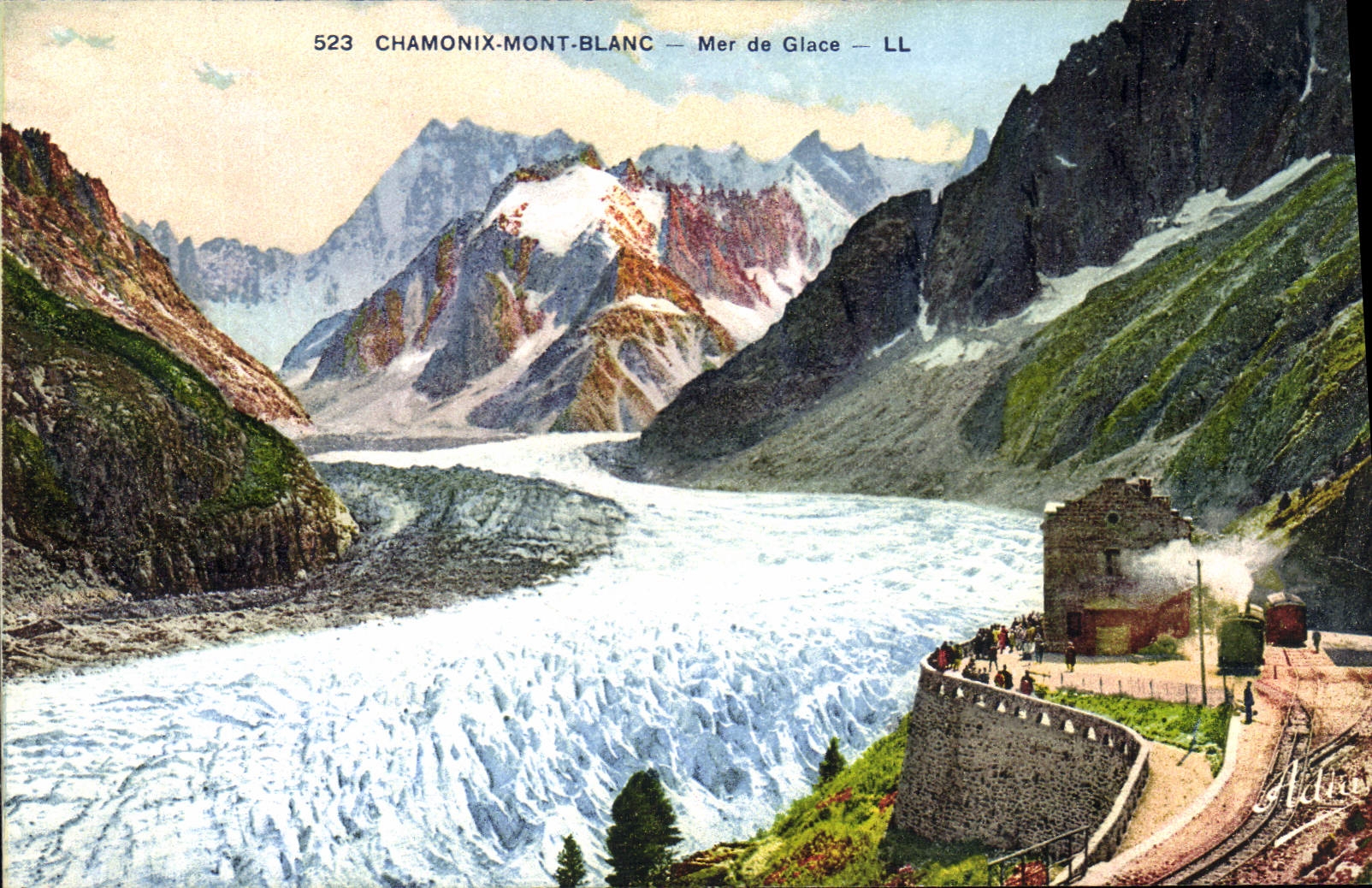 CPA Chamonix Mont Blanc Mer de Glace 
