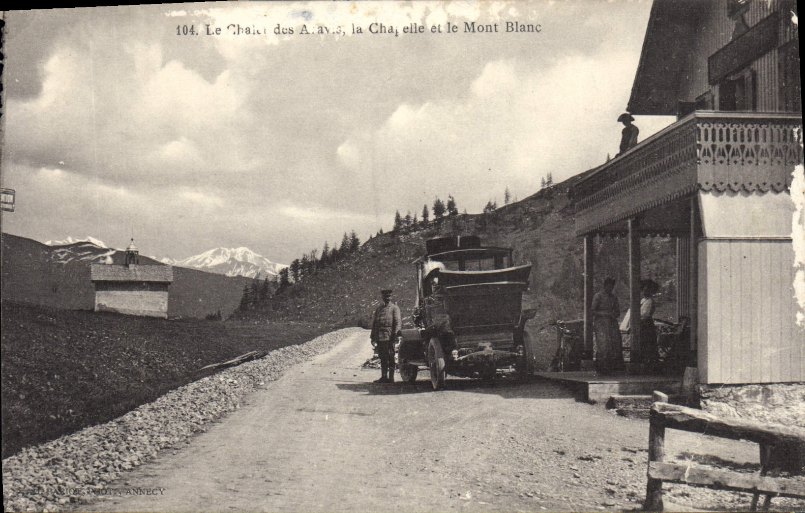 CPA Mont Blanc Chalet Chapelle