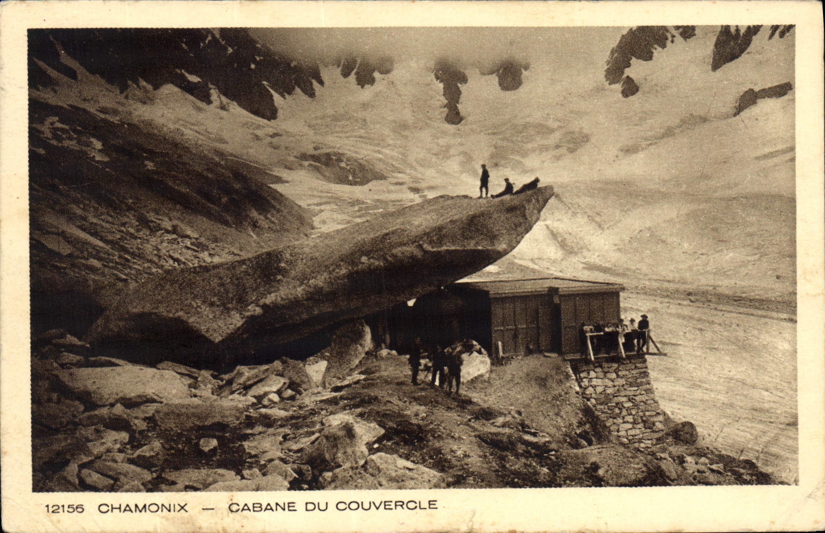 CPA Chamonix Cabane du Couvercle 