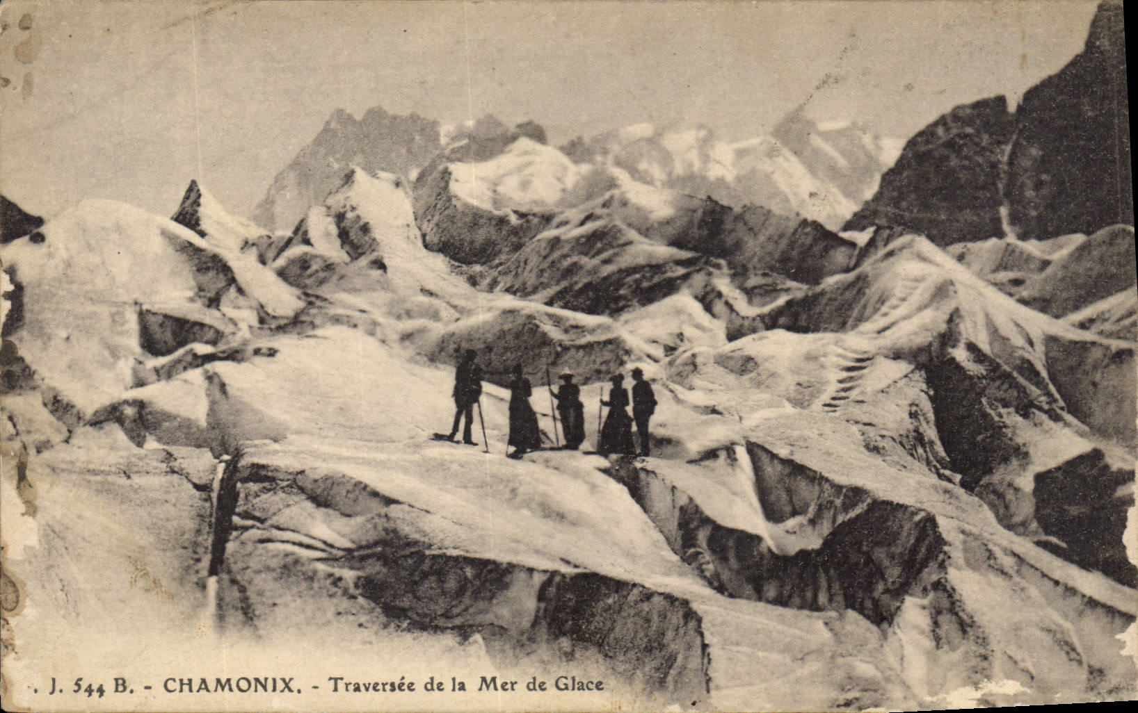 CPA Chamonix Traverse de la Mer de Glace 