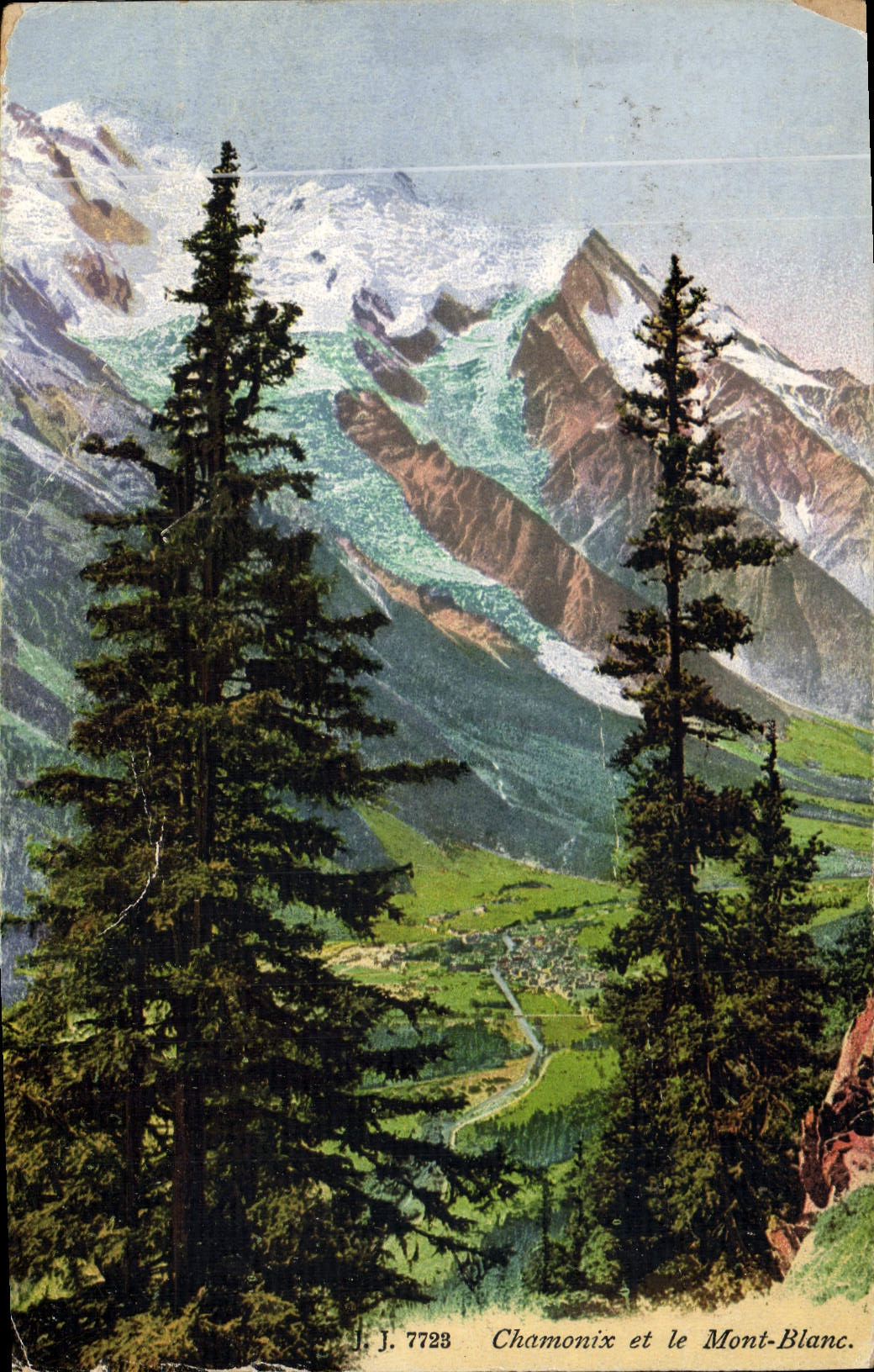 CPA Chamonix et le Mont Blanc 