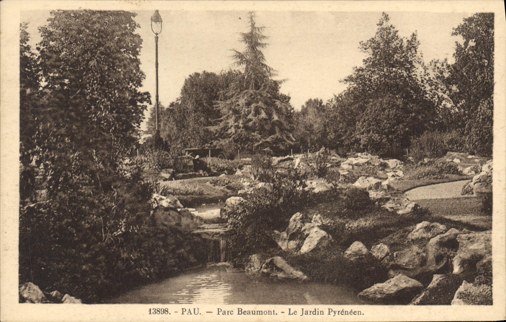 CPA Pau Parc Beaumont Le Jardin Pyreneen 