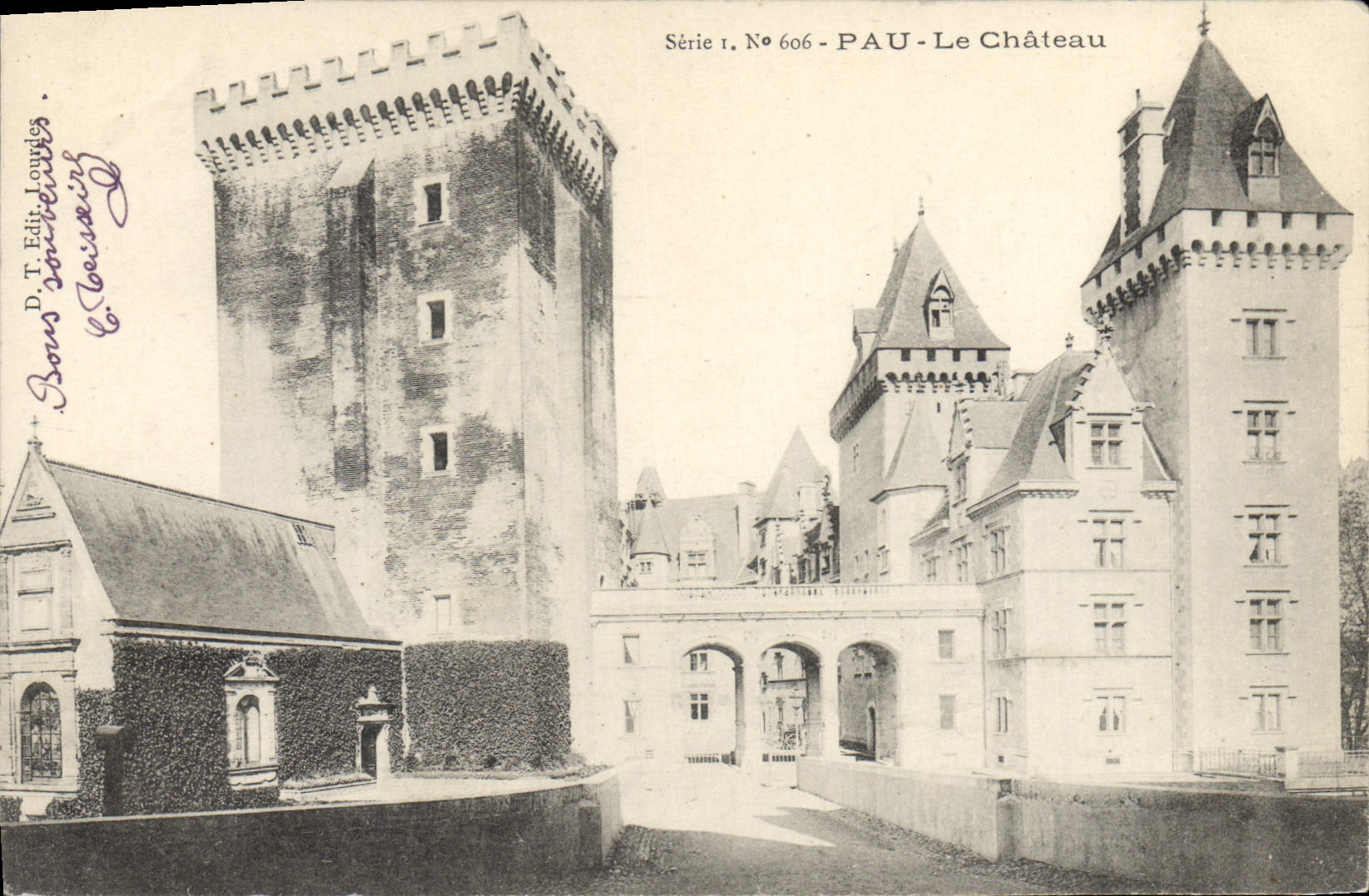 CPA Pau Le Chateau 