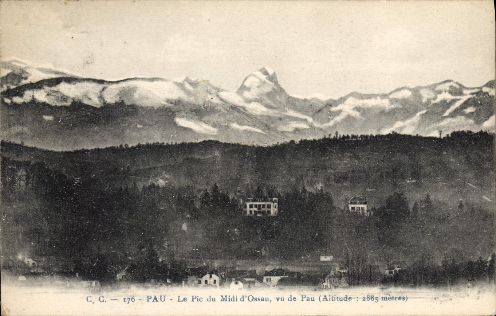 CPA Pau Le Pic du Midi d'Ossau 