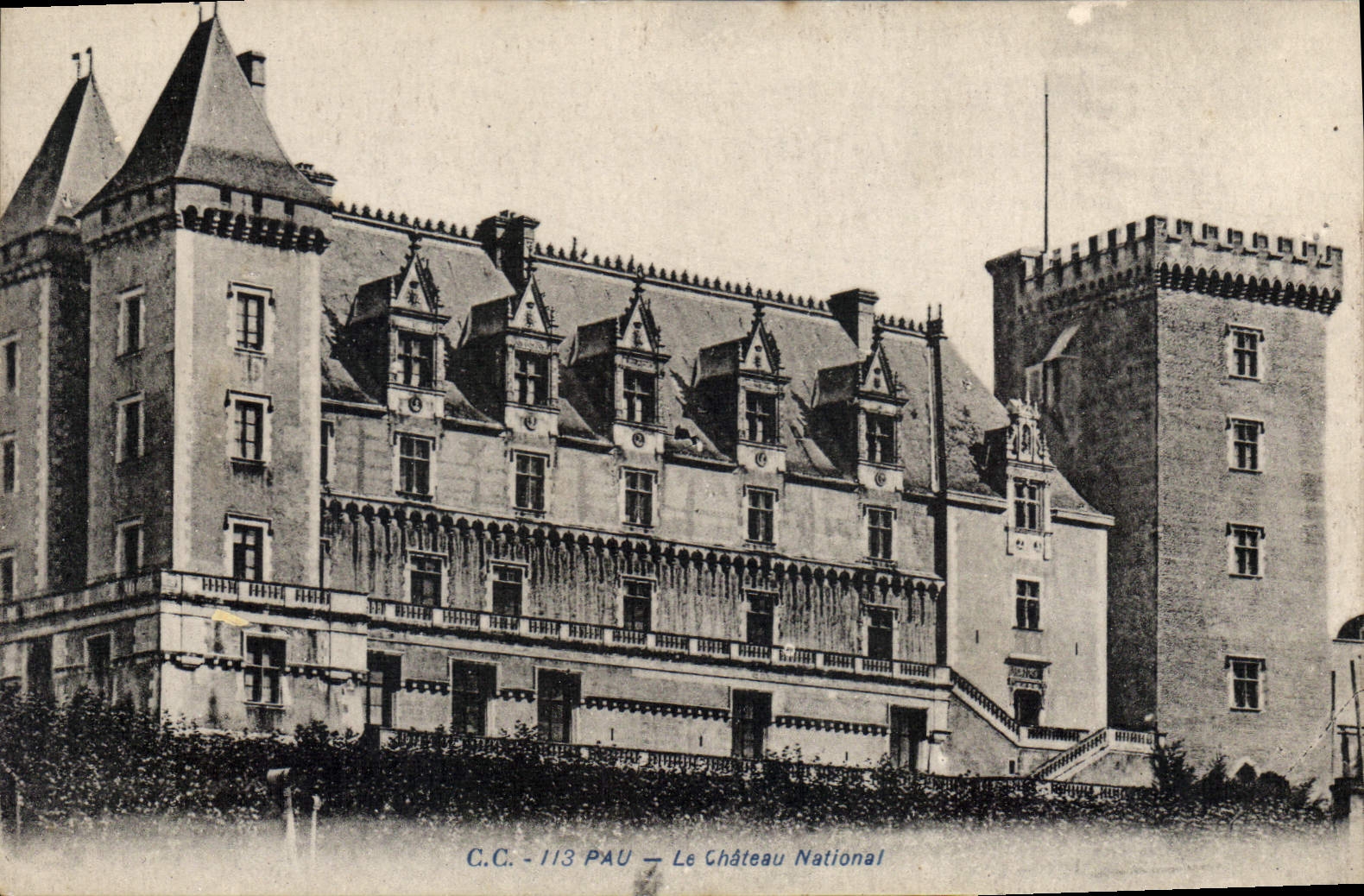 CPA Pau Le Chateau National 
