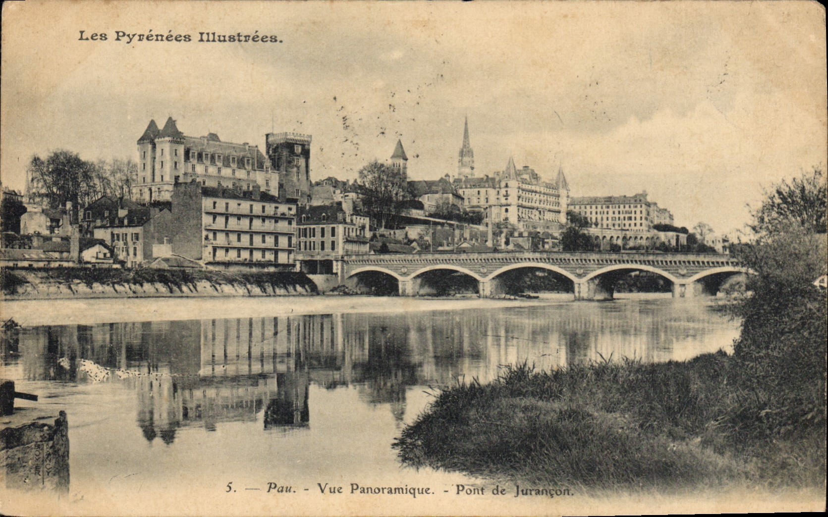 CPA Pau Vue Panoramique Pont de Jurancon 