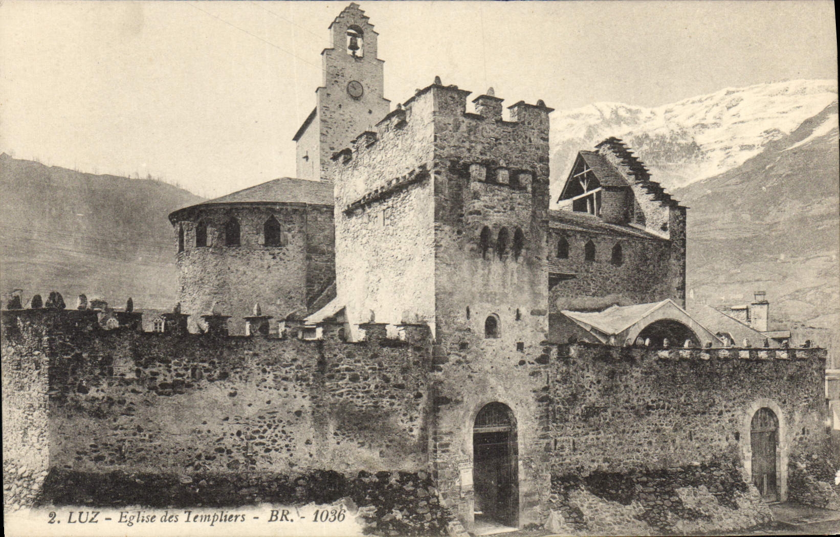 CPA Luz Eglise des Templiers 