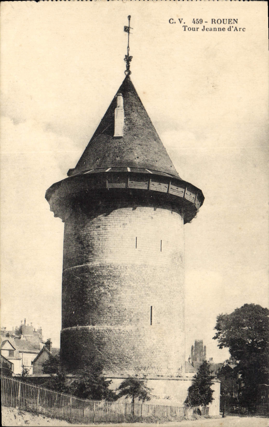 CPA Rouen Tour Jeanne d'Arc 