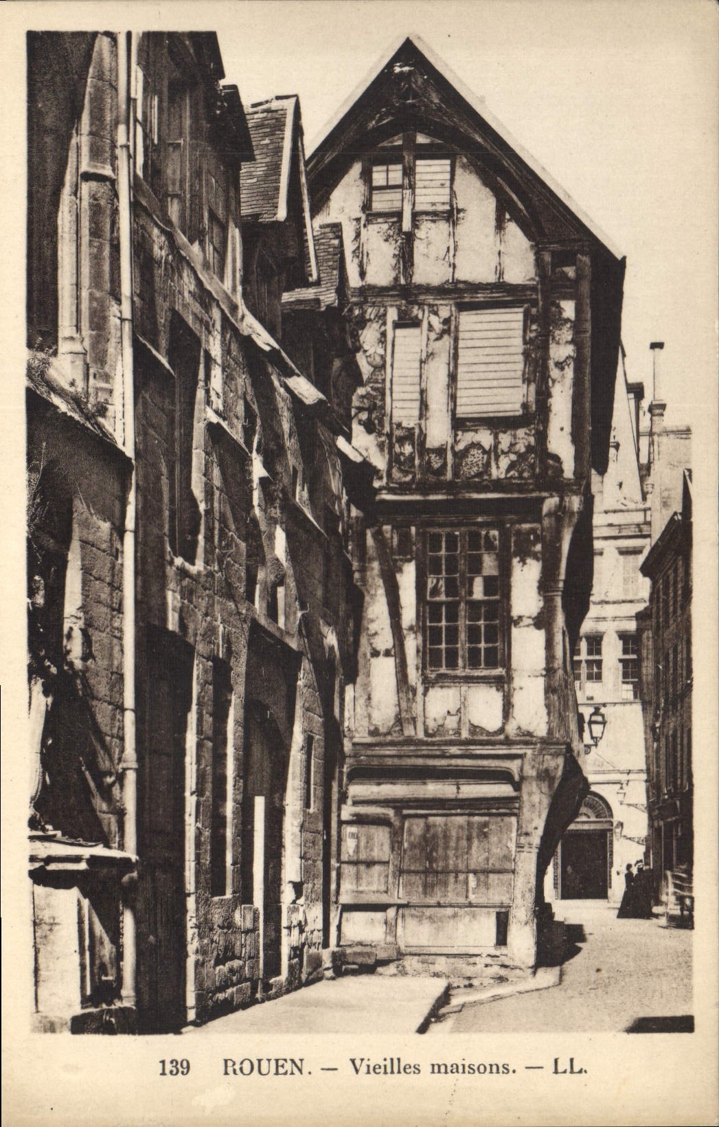 CPA Rouen Vieilles Maisons 