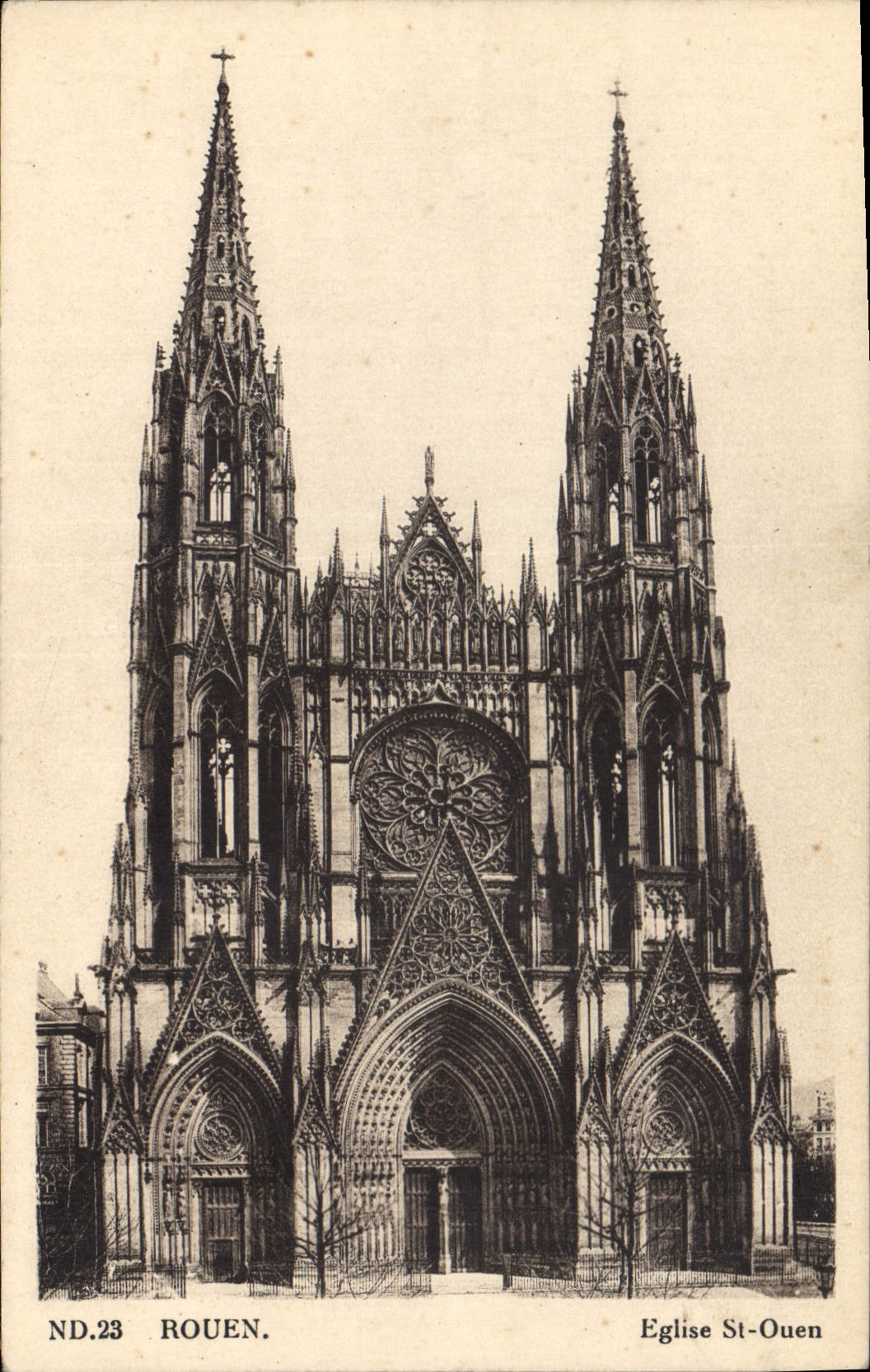 CPA Rouen Eglise St Ouen 