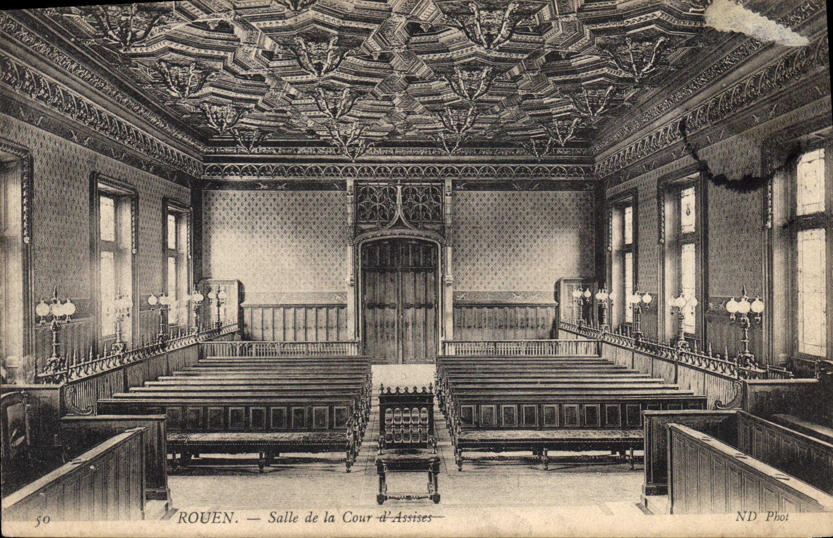 CPA Rouen Salle de la Cour d'assises