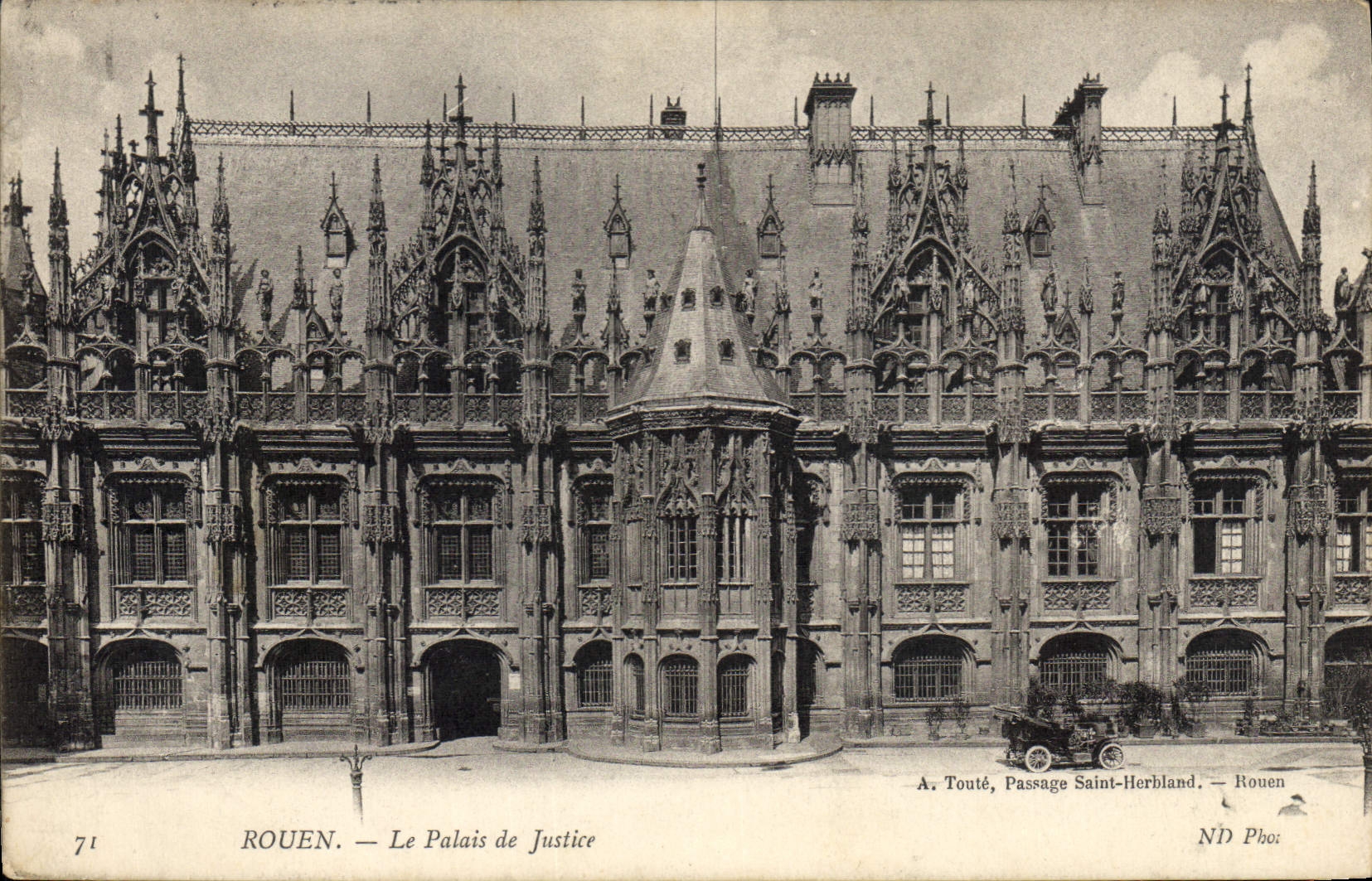 CPA Rouen Le Palais de Justice 