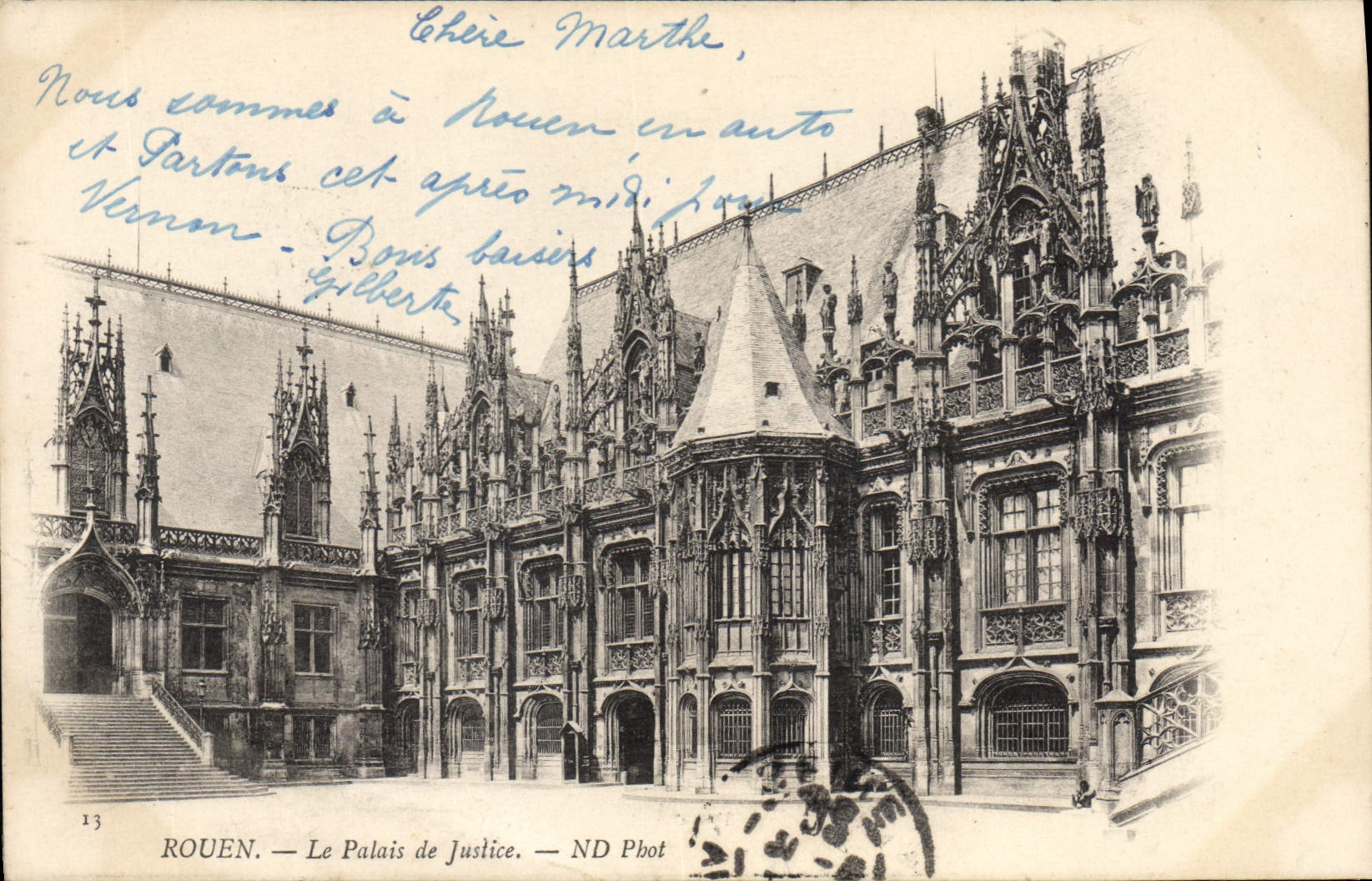 CPA Rouen Le Palais de Justice 