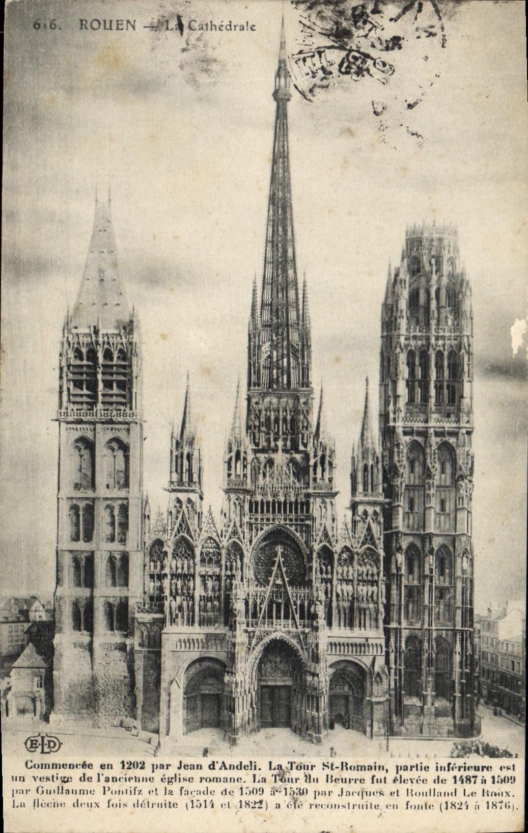 CPA Rouen La Cathedrale 