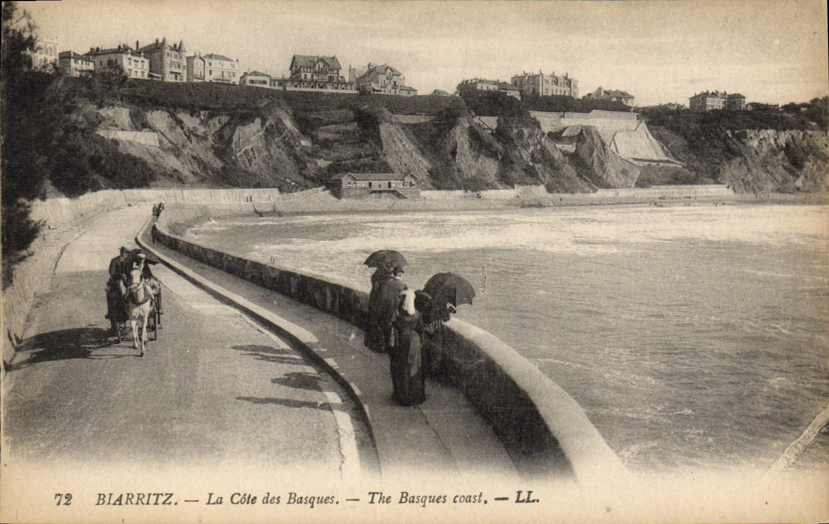 CPA Biarritz La Cote des Basques 