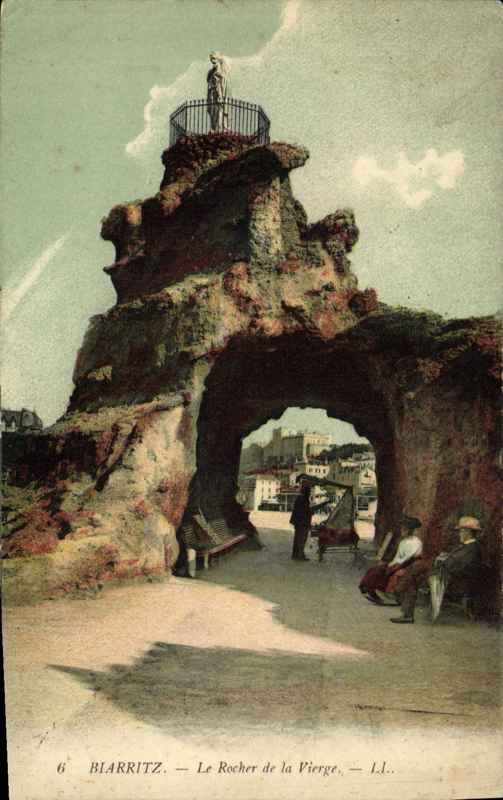 CPA Biarritz Le Rocher de la Vierge 