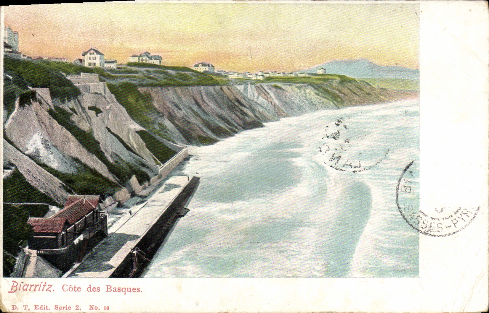 CPA Biarritz Cote des Basques 