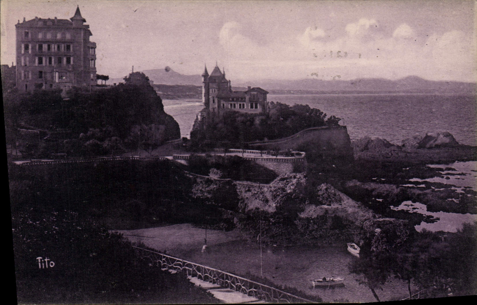 CPA Biarritz Cote Basque Le Chateau Basque 