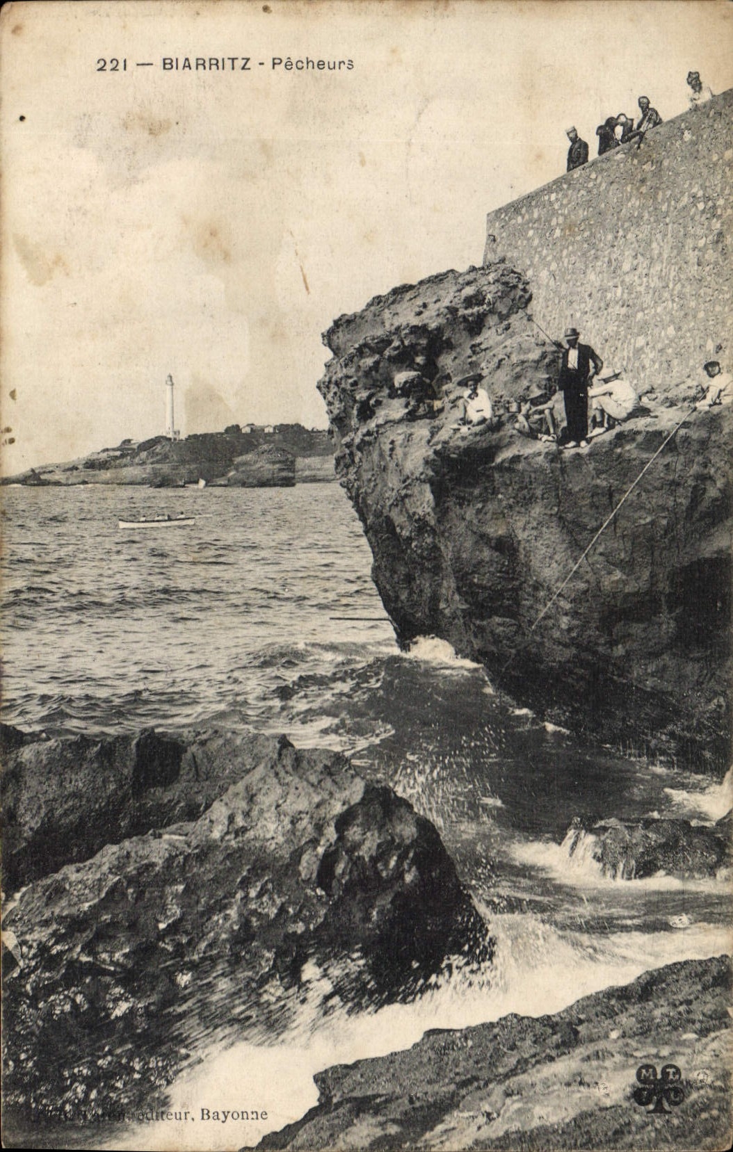 CPA Biarritz Pecheurs Peche 