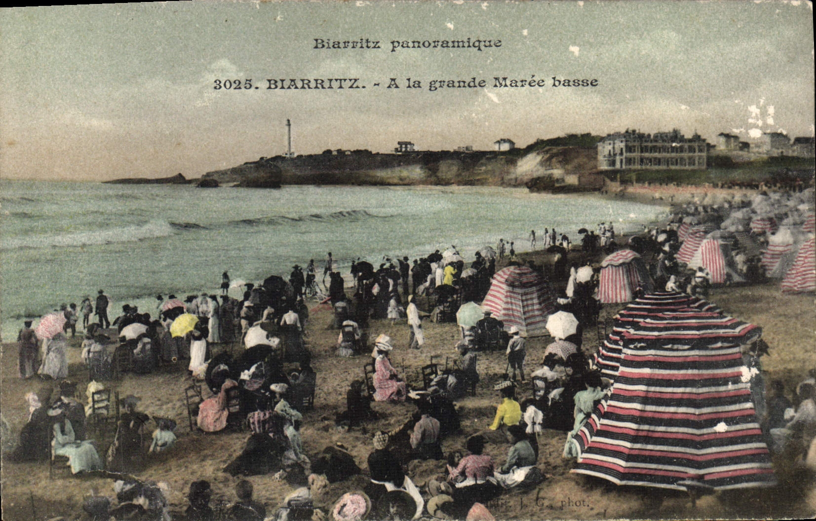 CPA Biarritz A la Grande Maree basse 