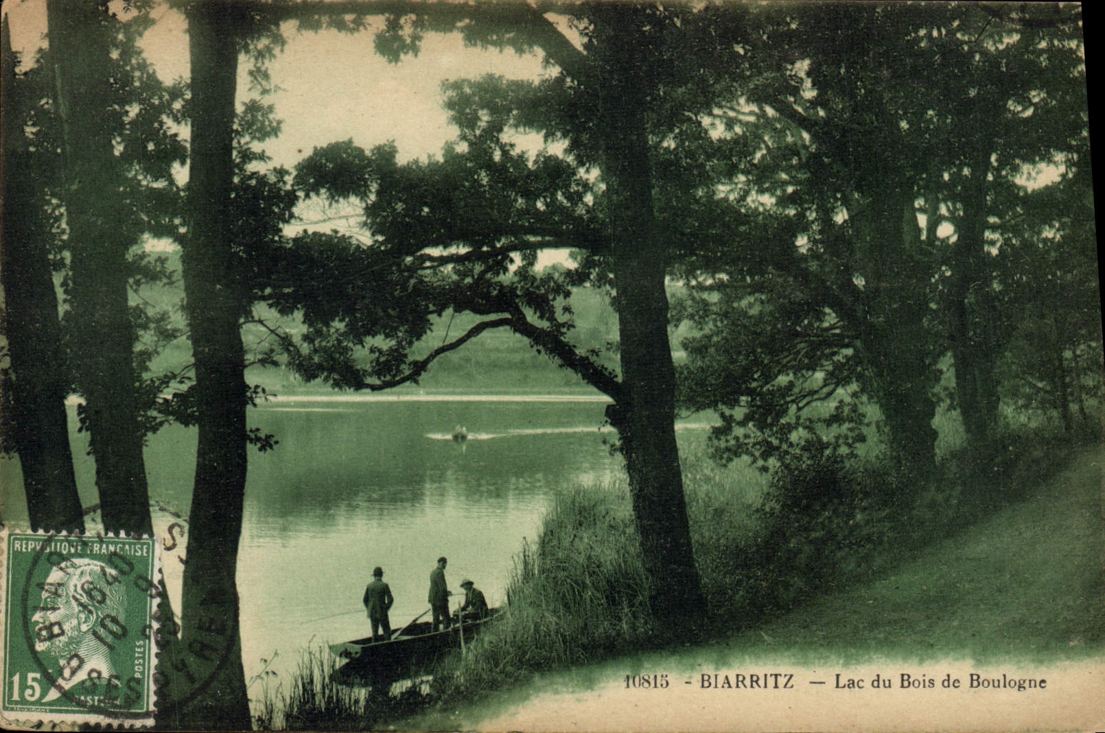 CPA Biarritz Lac du Bois de Boulogne 