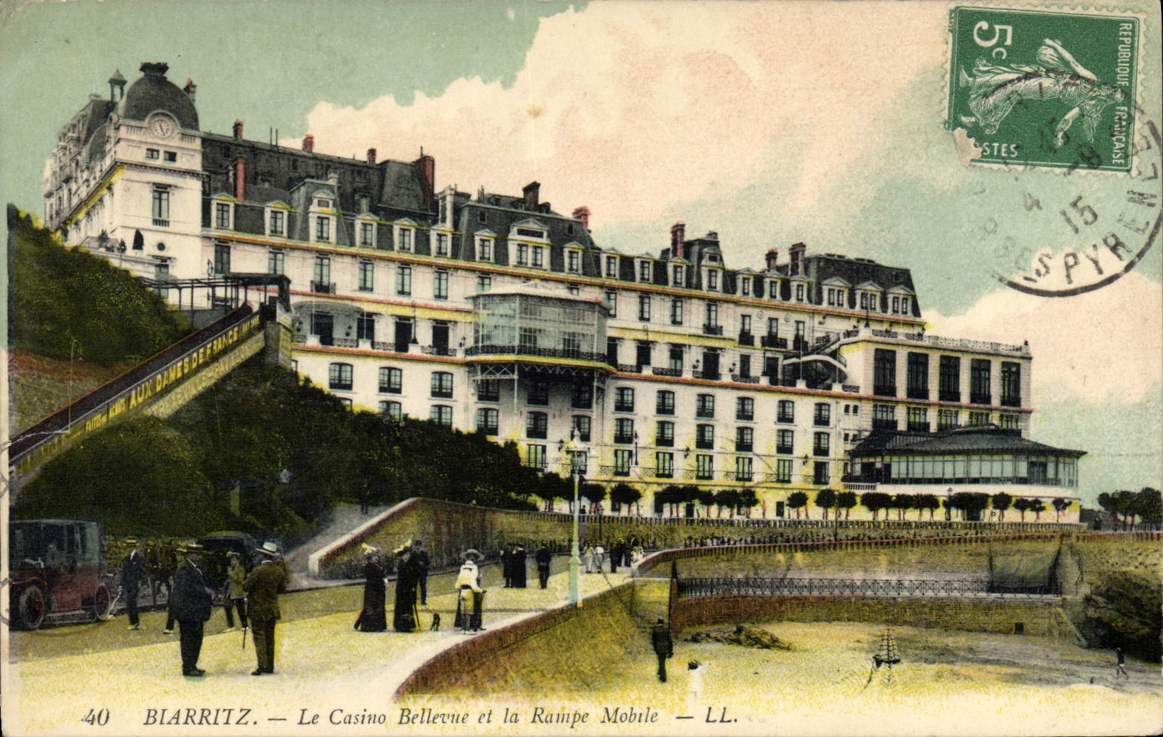 CPA Biarritz Le Casino et la Rampe Mobile 